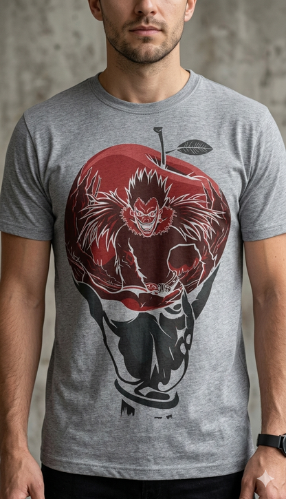ryuk death note shinigami apple anime graphic t-shirt India
