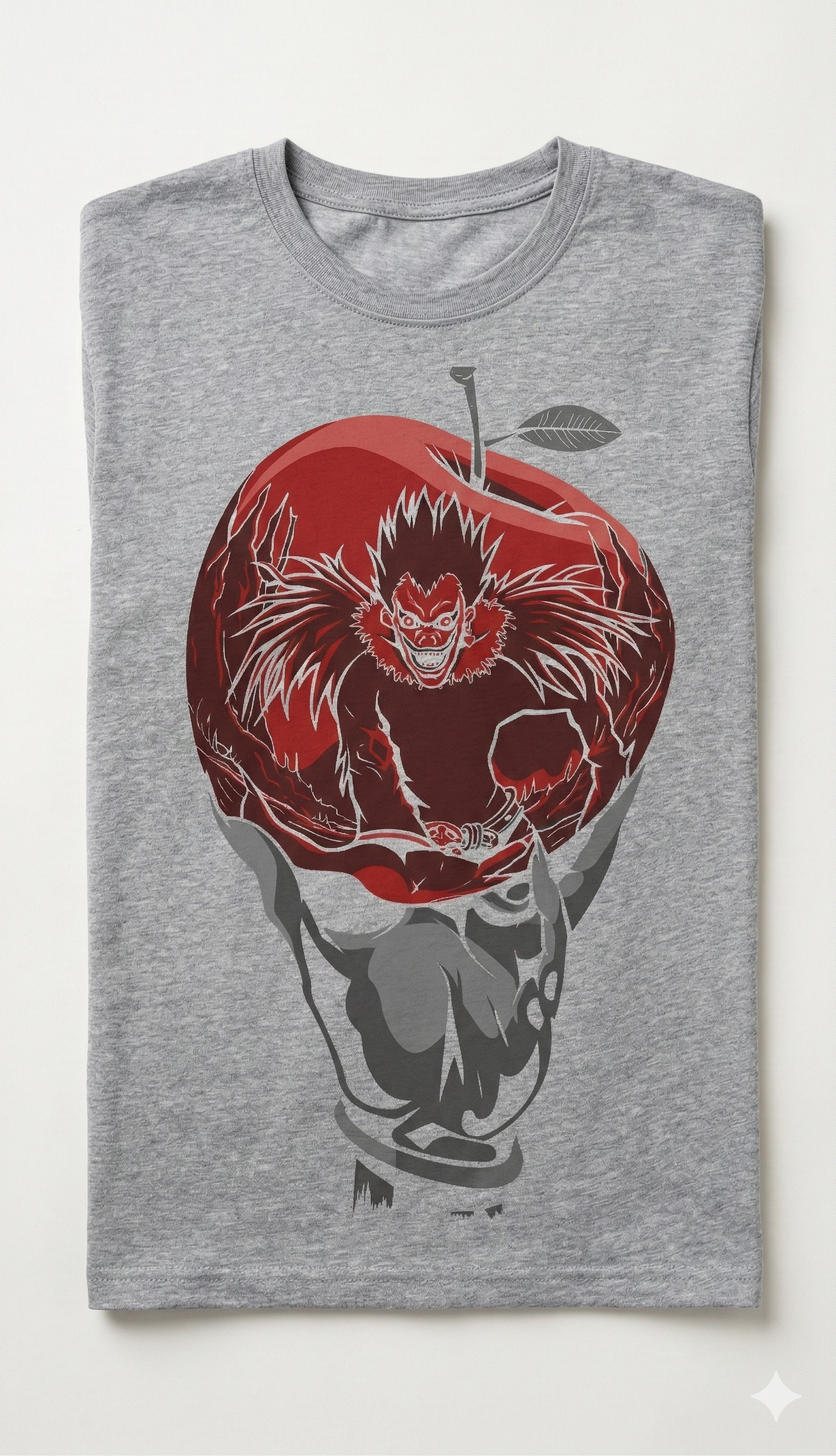 death note ryuk anime graphic tee front view men women India
